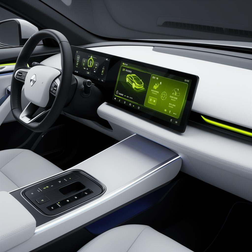 EV interior dashboard